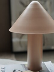 Abigail Ahern Pink Paros Table Lamp - Image 2 of 3