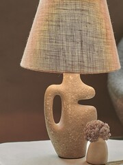Abigail Ahern Natural Adley Table Lamp - Image 1 of 2