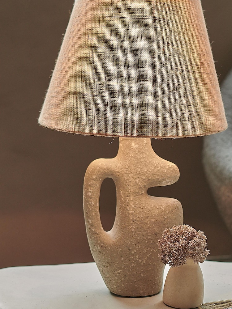 Abigail Ahern Natural Adley Table Lamp - Image 1 of 2