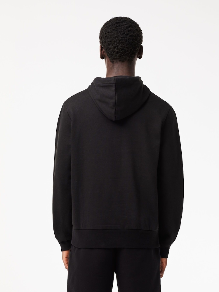 Lacoste Logo Cotton Hoodie - Image 2 of 7