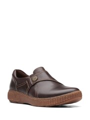 Clarks Brown Lea Caroline Pearl Shoes - Image 3 of 7