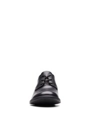 Clarks jet Black Leather Camzin Iris Shoes - Image 6 of 7