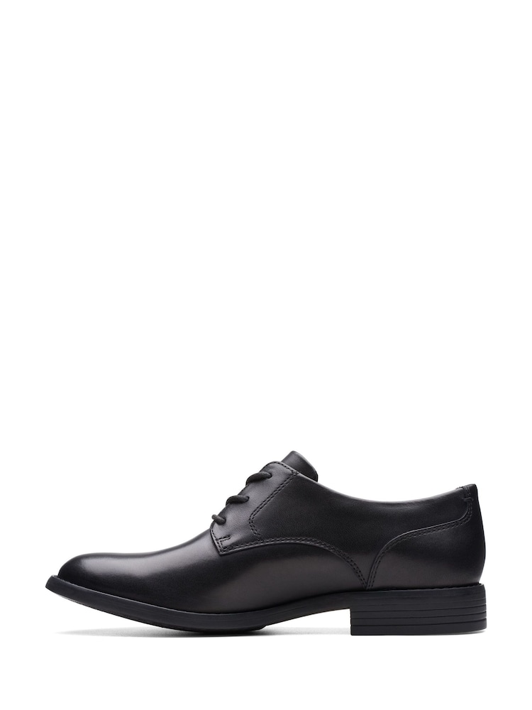 Clarks Black Leather Camzin Iris Shoes - Image 2 of 7