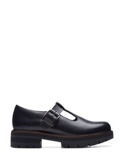Clarks Black Leather Orianna Bar Shoes - Image 1 of 7
