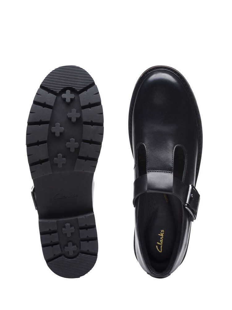 Clarks Black Leather Orianna Bar Shoes - Image 7 of 7