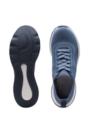 Clarks Blue Circuit Knit Tie Shoes - Image 7 of 7