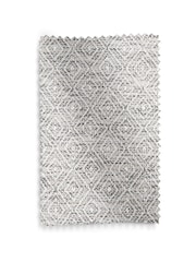 Geo Weave Light Grey Flinton Wooden Dark Grey Leg Accent Chair - Image 9 of 11