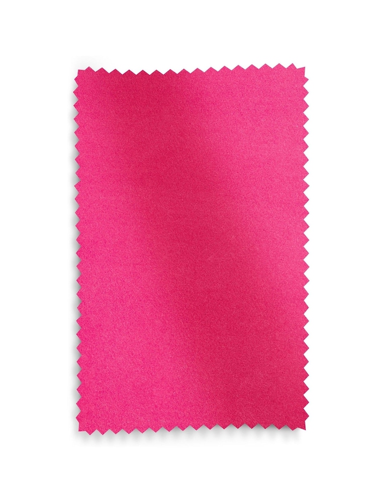 Soft Velvet Fuchsia Pink Wilson II Highback Armchair - Image 9 of 9