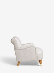 Natural Leaf Print Lilly Accent Chair - Image 4 of 10