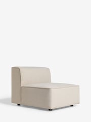Tweedy Plain Light Natural Single Centre Piece Alba Modular Sofa - Image 7 of 10
