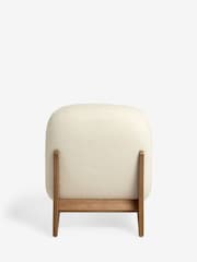 Soft Cosy Boucle Ivory Natural Alfie Accent Chair - Image 8 of 10
