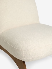 Soft Cosy Boucle Ivory Natural Alfie Accent Chair - Image 9 of 10
