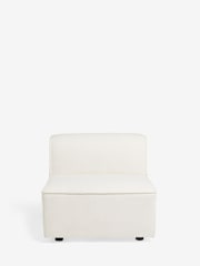 Casual Boucle Oyster Single Centre Piece Alba Modular Sofa - Image 8 of 11