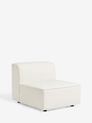 Casual Boucle Oyster Single Centre Piece Alba Modular Sofa - Image 9 of 11