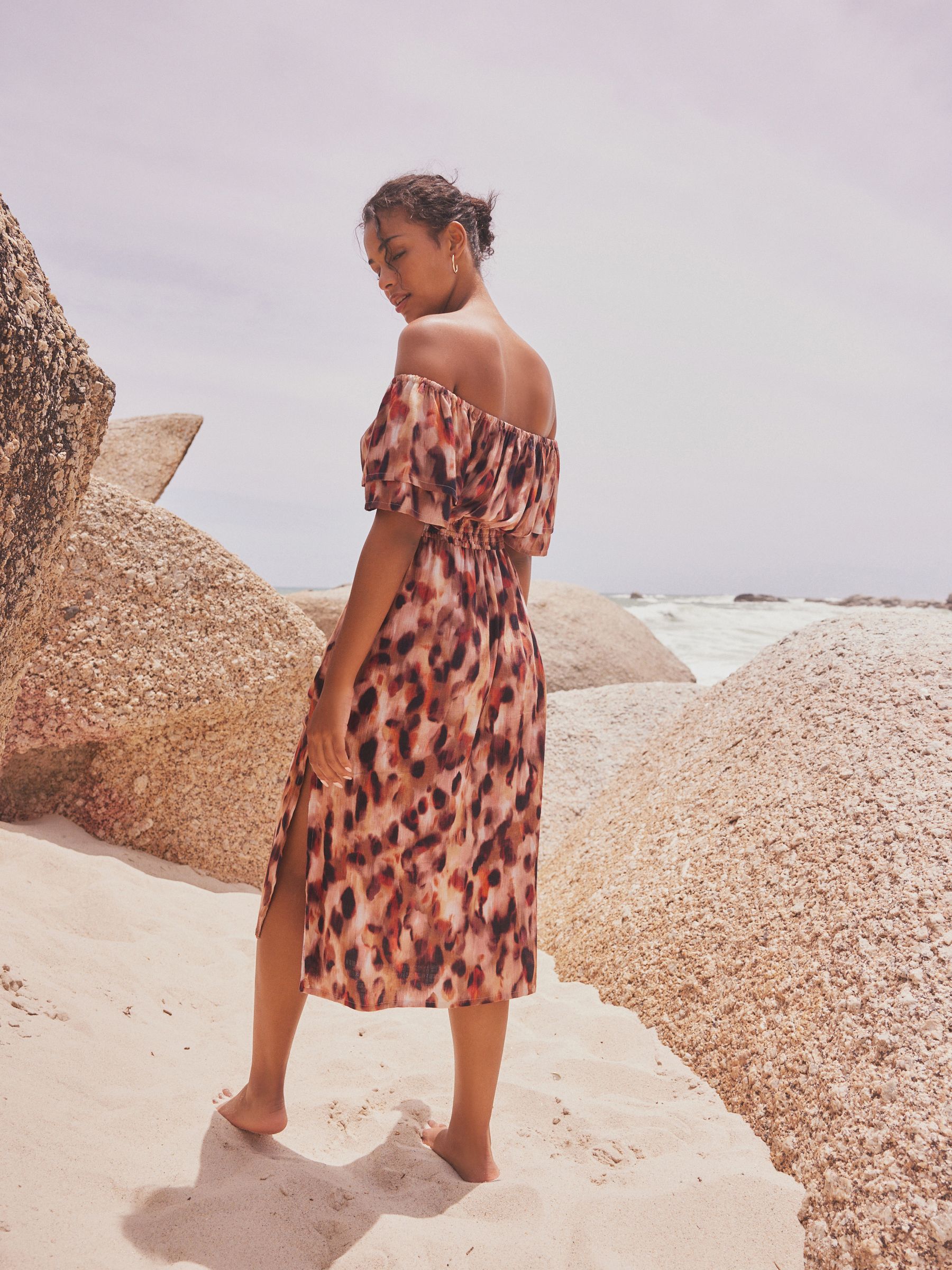 Open shoulder summer dress new arrivals