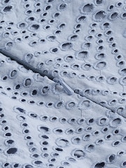 Blue Broderie Bandeau Dress - Image 8 of 8