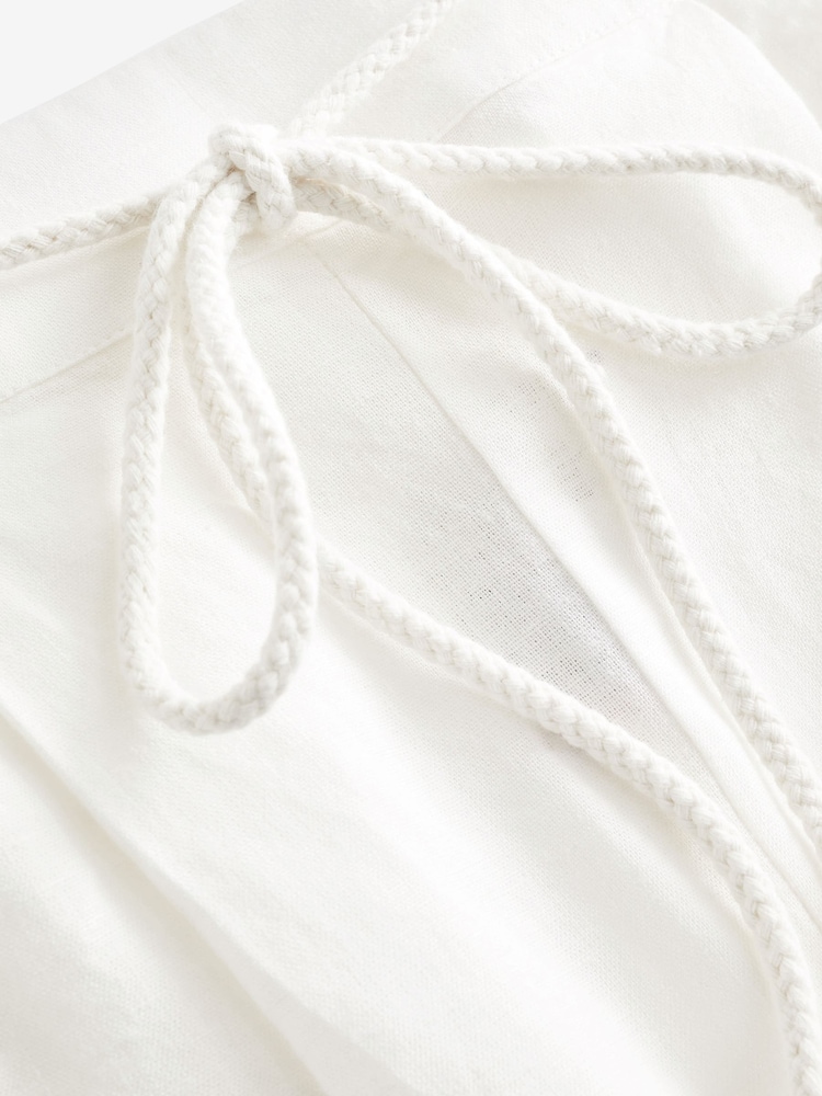 Cream Tailored Summer Short - Image 6 of 6