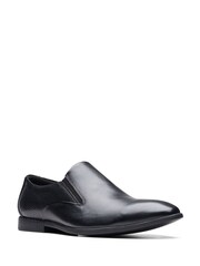 Clarks Black Leather Boswyn Slip Shoes - Image 3 of 7