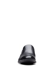 Clarks Black Leather Boswyn Slip Shoes - Image 5 of 7