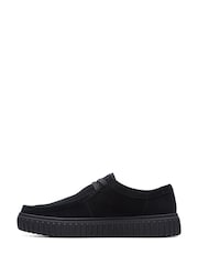 Clarks Black Suede Torhill Shoes - Image 2 of 7