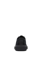 Clarks Black Suede Torhill Shoes - Image 6 of 7