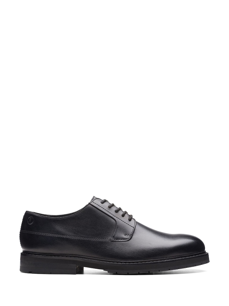 Clarks Black Leather Craft North Lace Shoes - Image 1 of 7