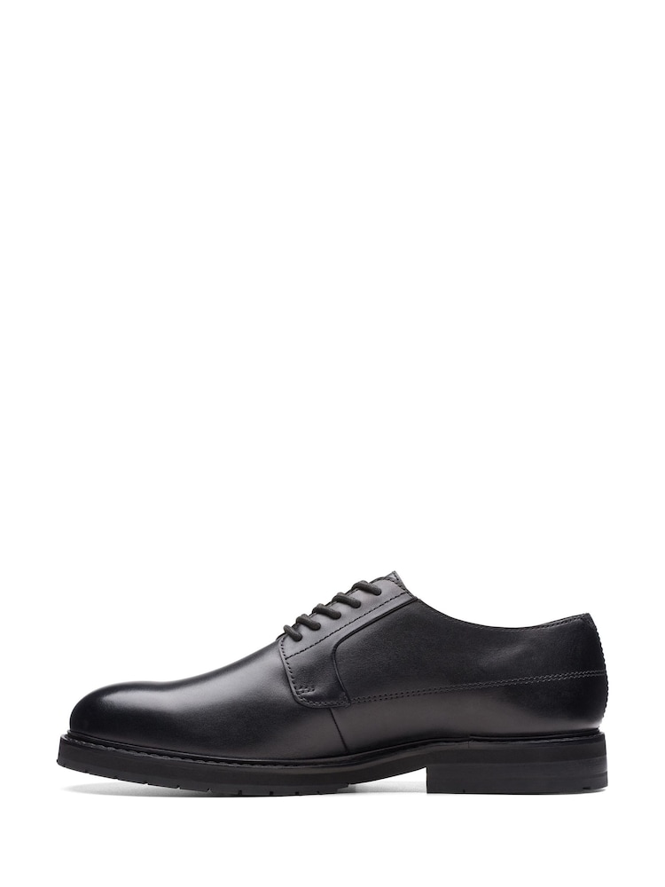 Clarks Black Leather Craft North Lace Shoes - Image 2 of 7