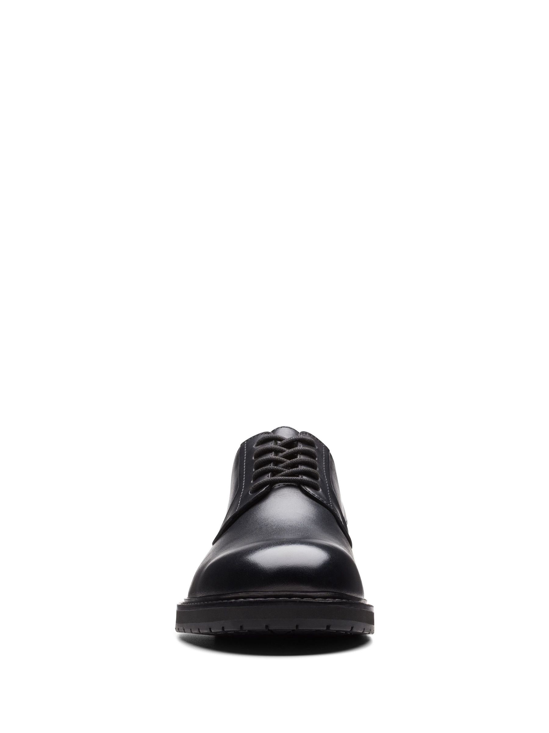Buy Clarks Black Leather Craft North Lace Shoes from Next Luxembourg