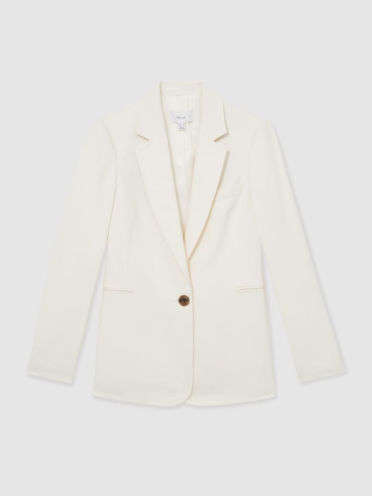 Reiss Cream Oe Amber Single-Breasted Suit Jacket - Image 2 of 6