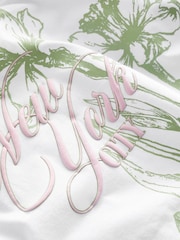 White Long Sleeve Brooklyn New York City Back Graphic Top - Image 7 of 7