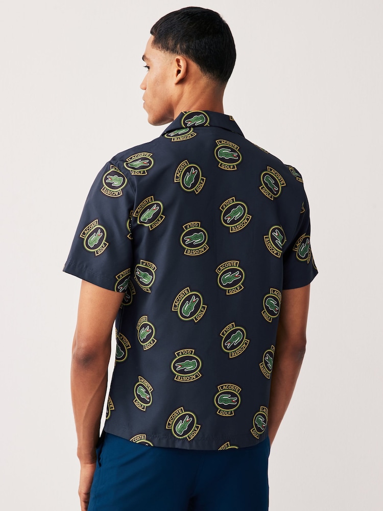 Lacoste Logo Print Resort Shirt - Image 2 of 5