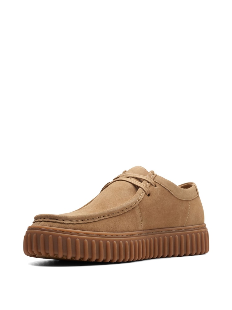 Naturale - Clarks Scarpe Torhill in pelle scamosciata - Image 4 of 7