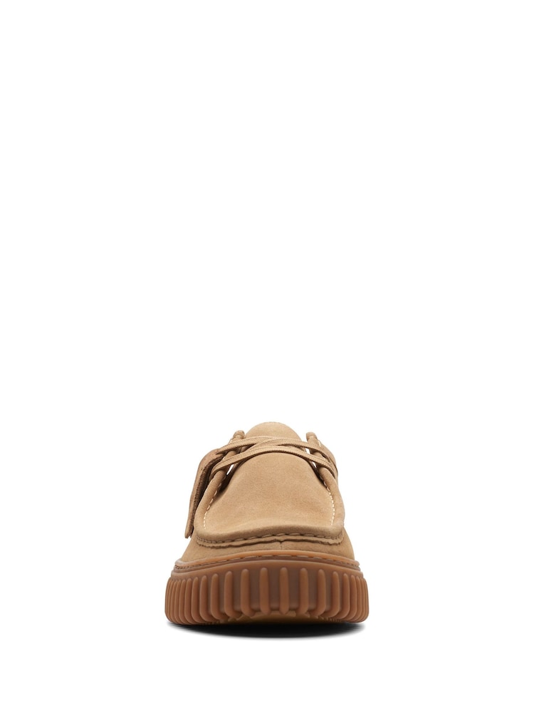 Naturale - Clarks Scarpe Torhill in pelle scamosciata - Image 5 of 7
