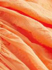 Orange One Shoulder Summer Dress - Image 6 of 6