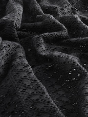 Black Crochet Lace Beach Cover-Up Kaftan - Image 7 of 7
