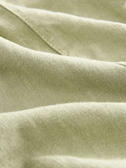 Khaki Green Easy Pull on Shorts - Image 6 of 6
