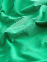 Green 100% Cotton Knot Summer Maxi Dress - Image 8 of 8