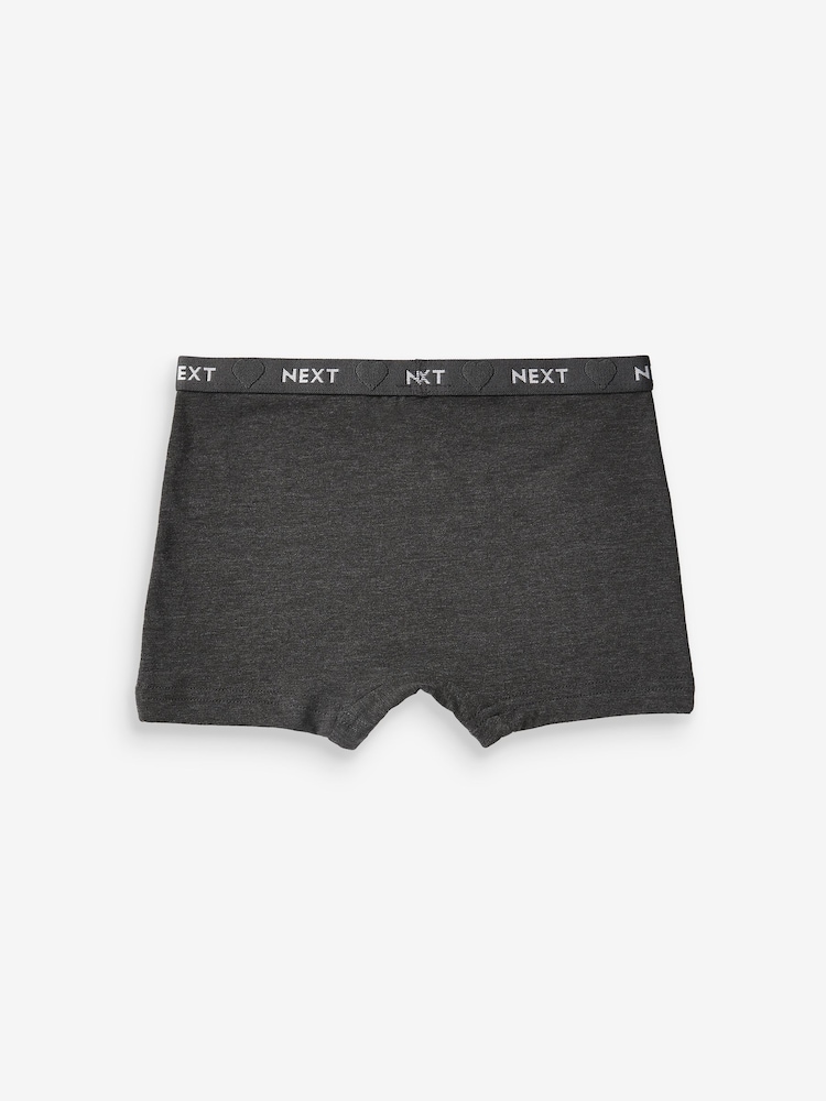 Charcoal Grey Short Briefs 5 Pack (2-16yrs) - Image 3 of 4