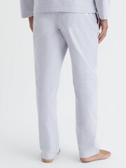 Reiss Ice Grey Farley Cotton Drawstring Pyjama Bottoms - Image 4 of 5