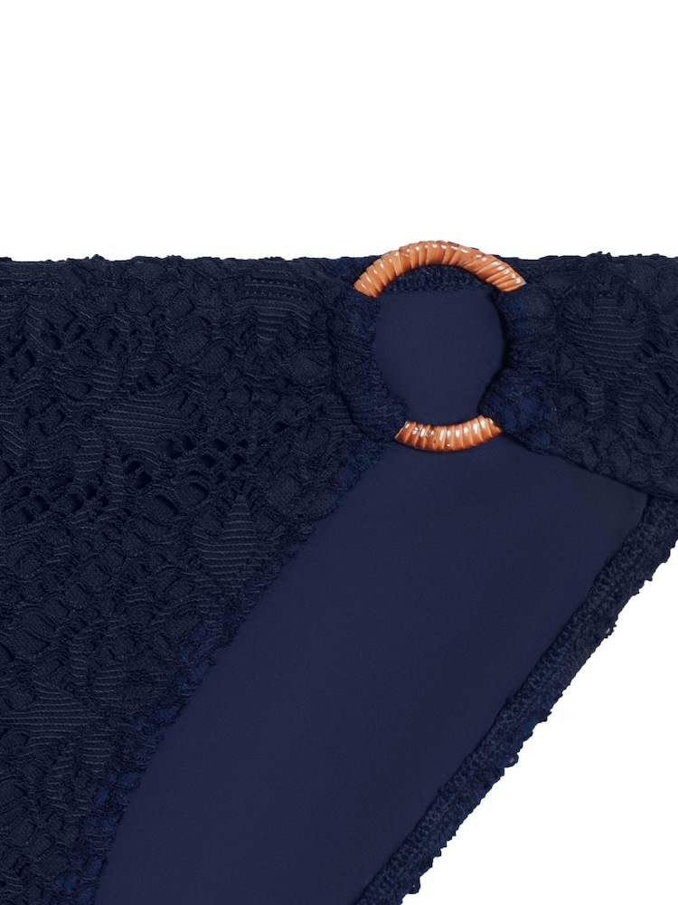 Lauren Ralph Lauren Crochet Rattan Ring Bikini Bottoms - Image 6 of 6 Lauren Ralph Lauren Crochet Rattan Ring Bikini Bottoms - Image 6 of 6