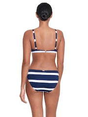 Lauren Ralph Lauren Blue Mariner Stripe Ring Front Bikini Bottoms - Image 2 of 4