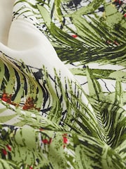 Green Tropical Longline Kimono Cover-Up - Image 6 of 6