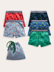 Boden Dark Blue Boxers 5 Pack - Image 1 of 3