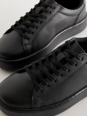 Black School Leather Lace Up Shoes - Image 5 of 5
