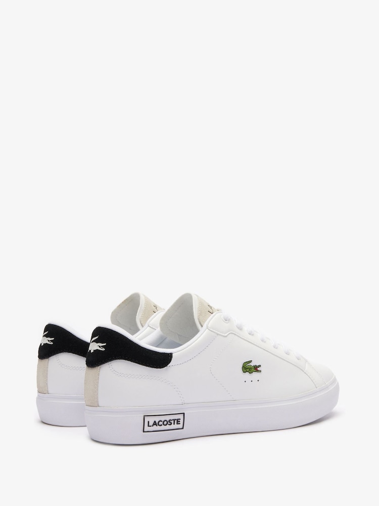 Lacoste Powercourt White Trainers - Image 2 of 6
