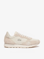 Lacoste Cream Partner 70s 124 2 SMA Trainers - Image 1 of 6