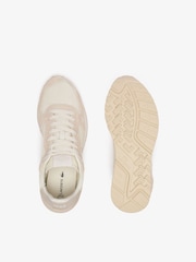 Lacoste Cream Partner 70s 124 2 SMA Trainers - Image 4 of 6