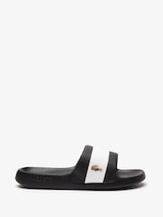 Negro carbón - Lacoste Logo Stripe Sandals - Imagen 1 de 6
