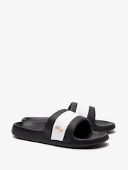 Negro carbón - Lacoste Logo Stripe Sandals - Imagen 2 de 6