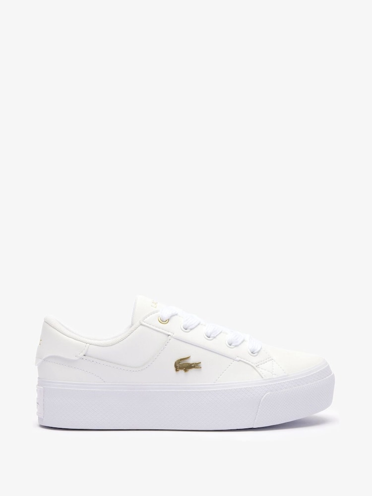 Women's Ziane Platform Leather Trainers - Image 1 of 6